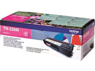 Brother TN-328M toner cartridge magenta extra hoge capaciteit (origineel)
