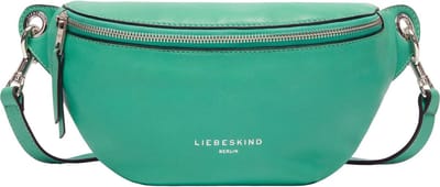 LIEBESKIND BERLIN Leren Schoudertas Gordeltas Seasonal Noos Sheep Natural Tavia Belt Bag Jade Groene