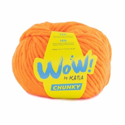 Katia WOW Chunky - 64 Lichtoranje - Bulky Acryl/Wolmix Garen