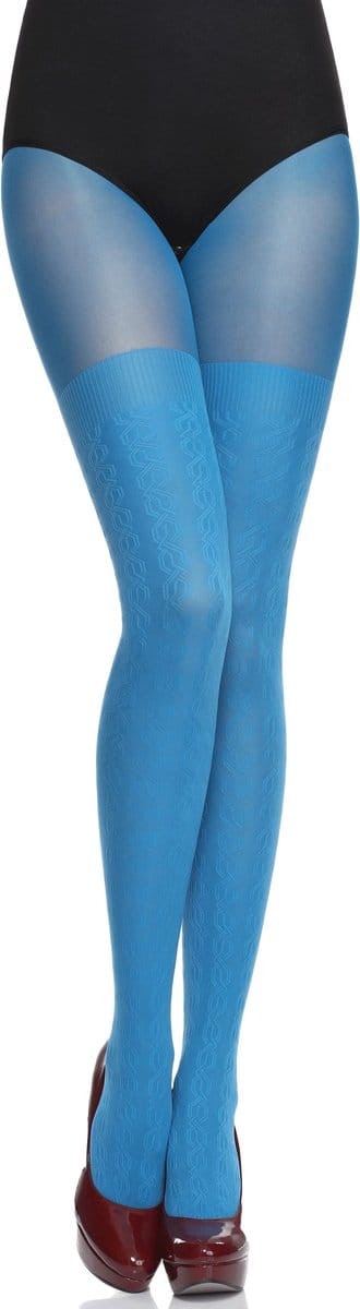 Merry Style Dames Panty - 60 DEN - Halsterloos - Polyamide - MS-GB-332 - Blauw - S