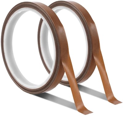 Hoge Temperatuur Teflon Tape 10mm x 10m - PTFE Zelfklevend, Hittebestendig tot 300°C, Ideaal voor Vacuüm Apparatuur en Handsealen
