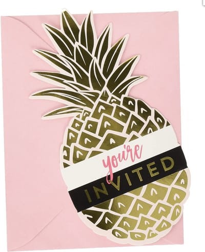 Ananas uitnodigingen