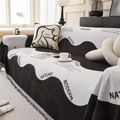 Bohemian Stijl Chenille Bankhoes Stof Handdoek Bankdeken Tapijt Allesomvattend Universeel Stofdicht Vier Seizoenen Kussen 180x130cm