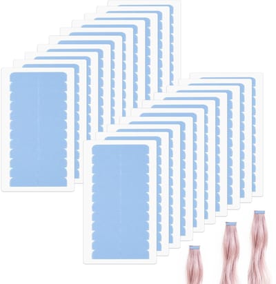 Dailygoods- Tape Extensions - 240 Stuks - Dubbelzijdige Tape - Hoge Kleefkracht - Vervangingsmateriaal - Comfortabel in Gebruik - Geurloos - Haarverlenging