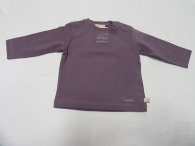 noukie's , jongens , t-shirt lange mouw , paars , 3 maand  62