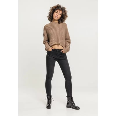 Urban Classics - Wide Oversize Sweater/trui - L - Beige