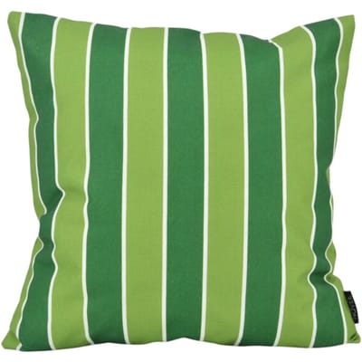 NOVÉE Sunset stripe green outdoor kussenhoes | 45x45 cm | katoen/polyester