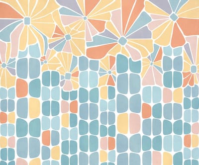 Fotobehang - Garden Dream 300x250cm - Vliesbehang