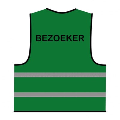 Bezoeker hesje groen