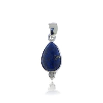 SilverGems  Zilveren hanger met Lapis Lazuli edelsteen
