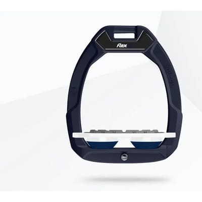 Veiligheidssportstoelen Plat Grip Blauw/Wit/Marine Flex-On Safe-On