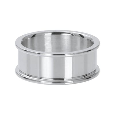 Basis ring 8mm Zilver - Maat 17