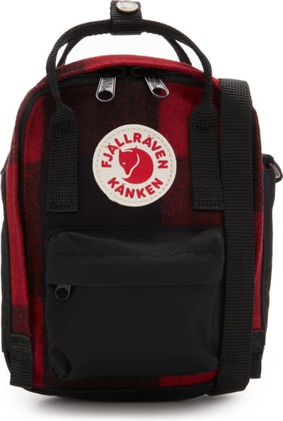 Fjallraven Kånken Re-Wool Sling Rugzak 2,5 liter - Red Black