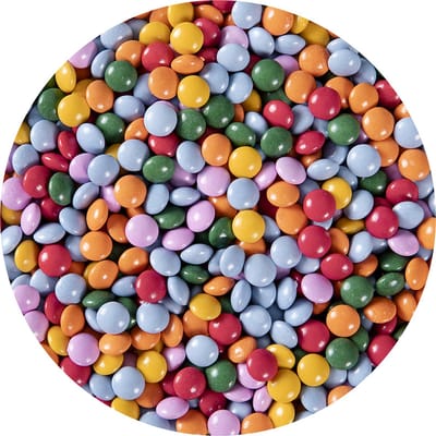 BrandNewCake® Mini Choco's 250gr - Gekleurde Chocolaatjes - Taartdecoratie - Eetbare Decoratie
