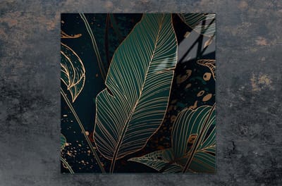 TMK ArtDeko - Snijplank - 50x52 cm - Glas - Beschermplaat