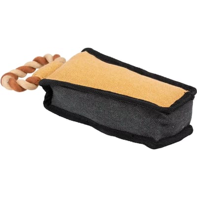 Duvoplus - Speelgoed Voor Dieren - Hond - Canvas Dumbbell 8x8x20cm Meerkleurig - 1st