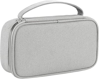 Reiskabelopslag Organizer - Draagbare Tas - Elektronica Opbergen - Meerdere Vakken - 20 x 12 x 5.3 cm - Grijs