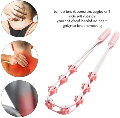 Handmatige Massage Roller Touw voor Rug, Nek, Schouder en Benen - Anti-Cellulite en Fascia Massagebal voor Spierontspanning en Oefeningen