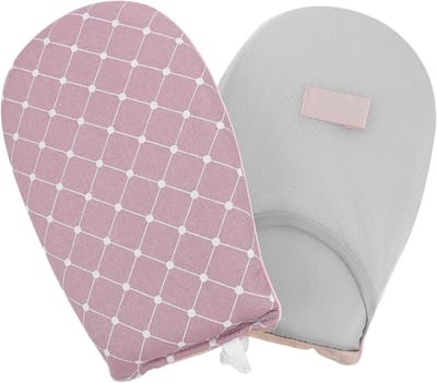 Strijkijzer Handschoenen - Stoomhandschoenen - Kleding Stomen - Hittebestendig - 21x14cm - Roze