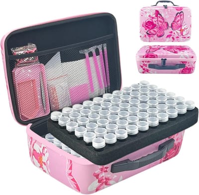 Opbergcontainers voor Diamond Painting, 120 Sleuven voor Kunstaccessoires en Kralen