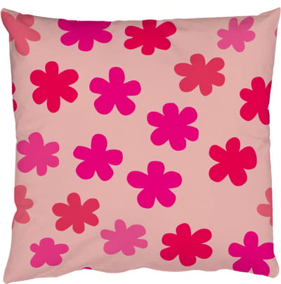 Sierkussens - Kussentjes Woonkamer - 50x50 cm - Bloemen - Patroon - Roze