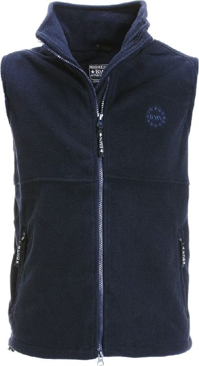 BMS Windsmoother fleecevest marineblauw