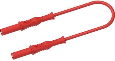 Electro PJP 2317-IECIV-CD1-100R Meetsnoer Steekaansluiting 4 mm 1 m Rood 1 stuk(s)
