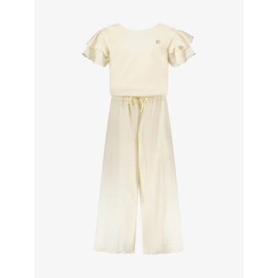 Le Chic Meisjes jumpsuit daisy summer crochet