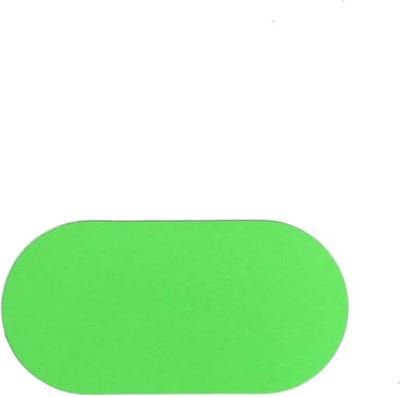 Ovaal - Groen 60 x 120 mm Anti-slip-vloersticker