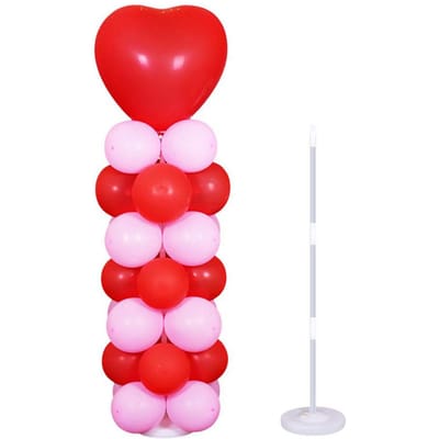 Plastic Ballon Basis Kolom Lichtgewicht Ballon Rek voor Verjaardagsfeest Bruiloft
