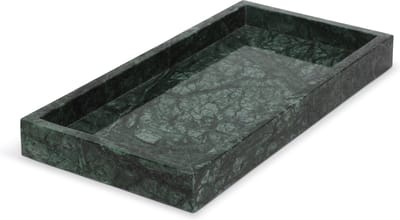 MOOISA - Marmer - dienblad - groen marmer - 30x15cm - rond marmer dienblad - vierkant marmer dienblad - decoratie schaal - tapasplank - serveerplank