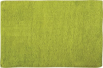 MSV Badkamerkleedje/badmat - voor op de vloer - appelgroen - 45 x 70 cm - polyester/katoen
