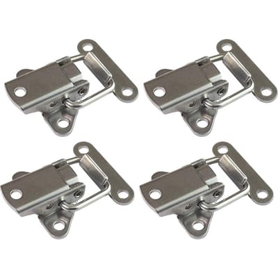 4 Stuks Stalen Kastslot Hasp Gereedschapskist Toggle Slot Hasp Toggle Sluiting Kleine Klemmen Doos Sluiting Gesp Koffer Slot Sluitingen