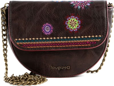 Desigual Gordeltas Schoudertas Astoria Nyon Belt Bag Marron Oscuro Bruine Veelkleurig