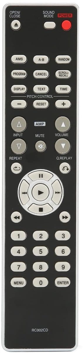 VT Goods - Vervangende Afstandsbediening - Geschikt voor Cd-speler - Snelle Respons - Gevoelige Toetsen - Compatibel met Marantz - Ideaal voor Muzie...