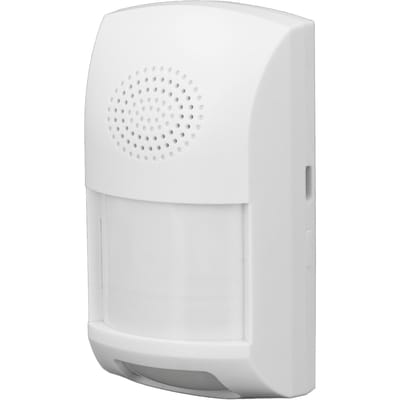 Alarme de capteur de mouvement PIR sans fil 433MHZ Détecteur d'alarme infrarouge intelligent pour la maison et le bureau white