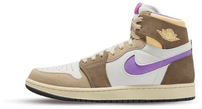 Air Jordan 1 High Zoom Air CMFT 2 Palomino Wild Berry - DV1307-205 - Maat 42.5 - Kleur als op foto - Schoenen