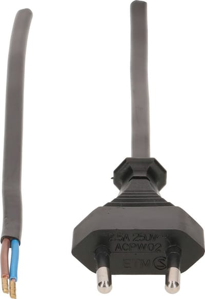 Max Hauri 138770 Aansluitkabel Stroom Zwart 3 m