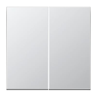 Jung Aluminium/Goudstaal/Chroom Schakelelement/Centrale Plaat - AL2995 - E2DGM