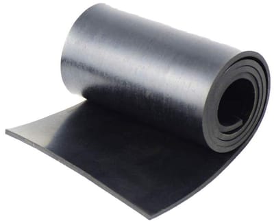 Neopreen Rubber Strips - Massief Rubber Blad - Doe-het-zelf Afdichtingen - Oliebestendig Synthetisch Rubber - 1/8 inch dik - Zwart
