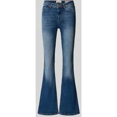 flared fit jeans van katoenmix model 'MICHELLE'