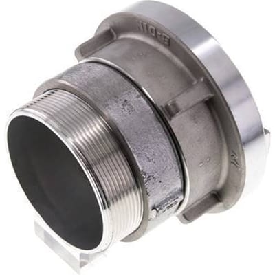 75-B (89 mm) Gesmeed Aluminium Storz-koppeling G 3'' Buitendraad Draaibaar