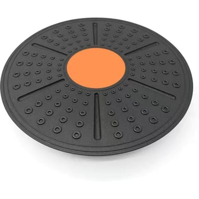 Planche d'équilibre Équipement de fitness Planches de torsion ABS Support Rotation à 360 degrés pour exercice de torsion Charge maximale 180 kg Entraînement à domicile orange