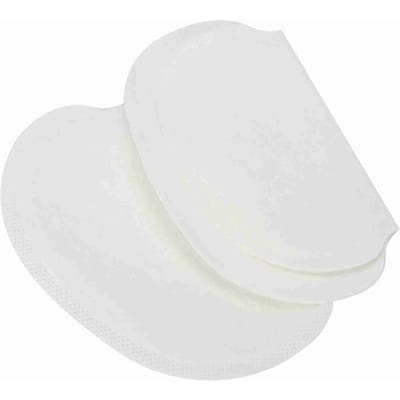 Tampons Absorbants Jetables pour la Transpiration Sous les Bras Unisexe Coton Protection Transpiration Aisselles 60 pièces white
