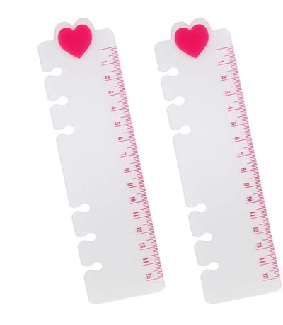 Dailygoods - 2 Stuks A6 Indexverdeler met Liniaal en Bladwijzers