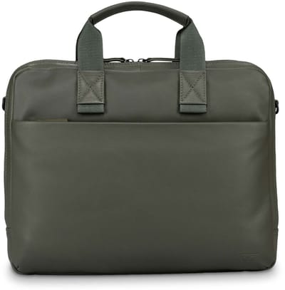 JOST laptoptas business tas met laptopvak Tromsoe Business Bag Olive olijfgroen