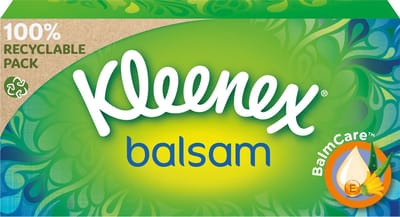 KLEENEX BALSAM ZAKDOEKEN TRAY 16x