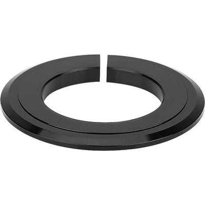 Base CD pour casque de vélo de route et de montagne RISK pour fourche conique droite (Base D) black