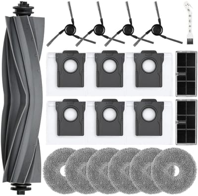 Dailygoods- Accessoires voor Dreame X40 Ultra - 20 Stuks - Hoofdborstel - Stofzakken - Dweildoeken - Filters - Zijborstels - Robotstofzuiger