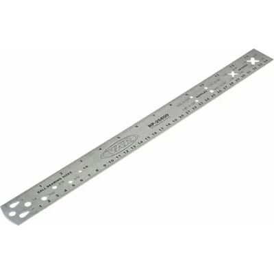 Var Spoke And Nipple Gauge Liniaal Zilver
